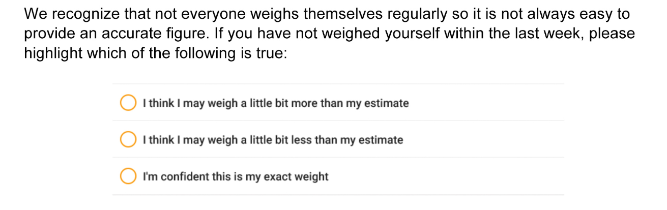 BMI question part 1