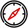 Icon of a compass